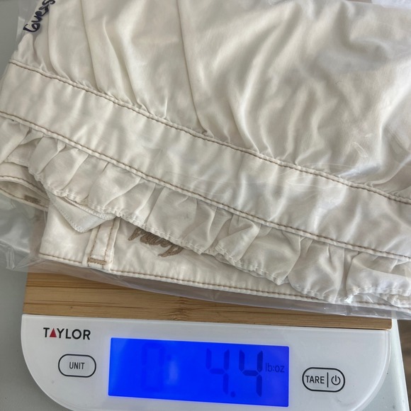 Guess Jeans White Ruffle Bow Bloomer Shorts Low Rise Y2K Coquette Waist 30 - Picture 13 of 13